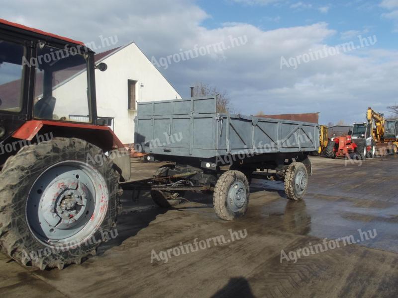 Red MBP 6,5 tonne tipper trailer with registration plates for sale