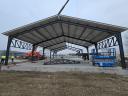 Steel structure hall for sale, machine hall, fattening barn, grain storage, 99 cubic meters storage