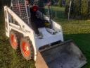 BOBCAT 543 mini snow plough with rubber snow blade