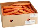 Washed carrots available