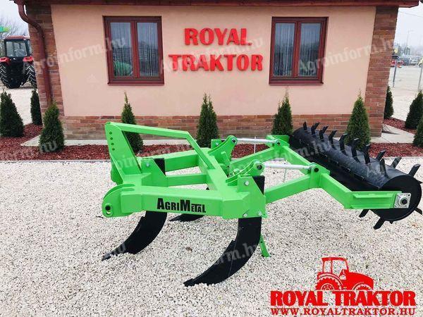 AGRIMETAL 3 NOŽA NAMOTAČ ZA TLO S VALJKOM ZA RAMENJE ROYAL TRACTOR