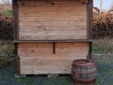 Wooden shed, garden storage