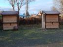 Wooden shed, garden storage