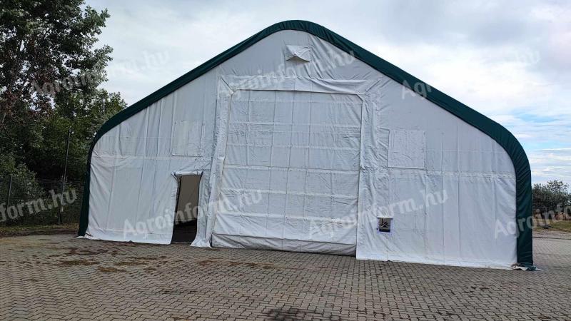 Wiata plandekowa 10x12, 2x6 m