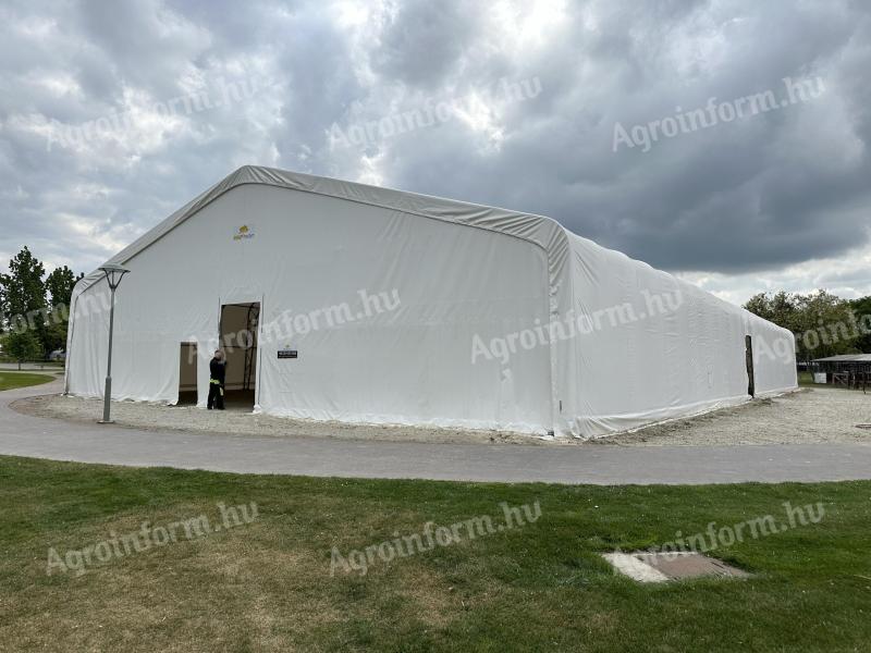 Zelthalle 12, 2x24, 4x6, 4 m