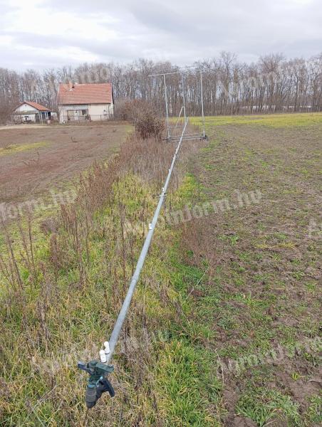 Predám zavlažovaciu konzolu 50/200 Forsás so zavlažovacím bubnom, používanú jednu sezónu