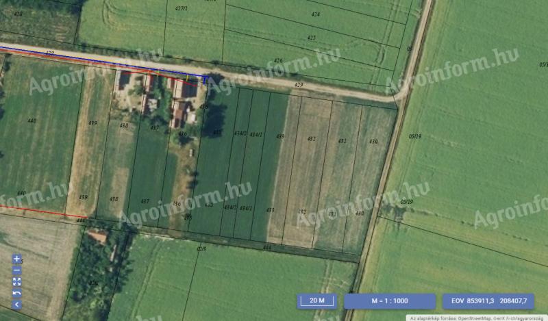 Building land for sale in Bojt