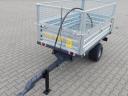 TRX RM25 two-axle 2.5 t tipping trailer with lift, with lighting