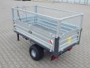 TRX RM25 two-axle 2.5 t tipping trailer with lift, with lighting