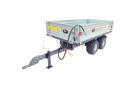 TRX RM25 two-axle 2.5 t tipping trailer with lift, with lighting