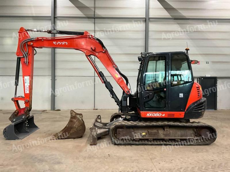 Kubota KX 080-4 / 2016 / 2.414 Betriebsstunden / Leasing ab 20 %