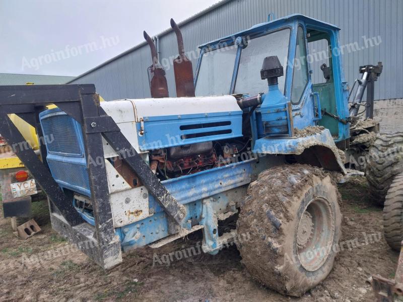 T150K tractor with original 6-cylinder engine and crane for sale