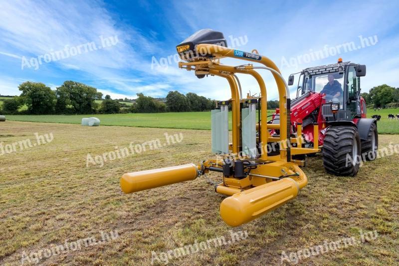 TANCO S100 bale wrapper for loader, tractor front loader, telescopic loader, three-point