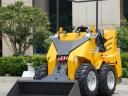 Miniîncărcător nou SDJK JKZ-360 cu roți de cauciuc, cu motor Briggs, capacitate 240 kg