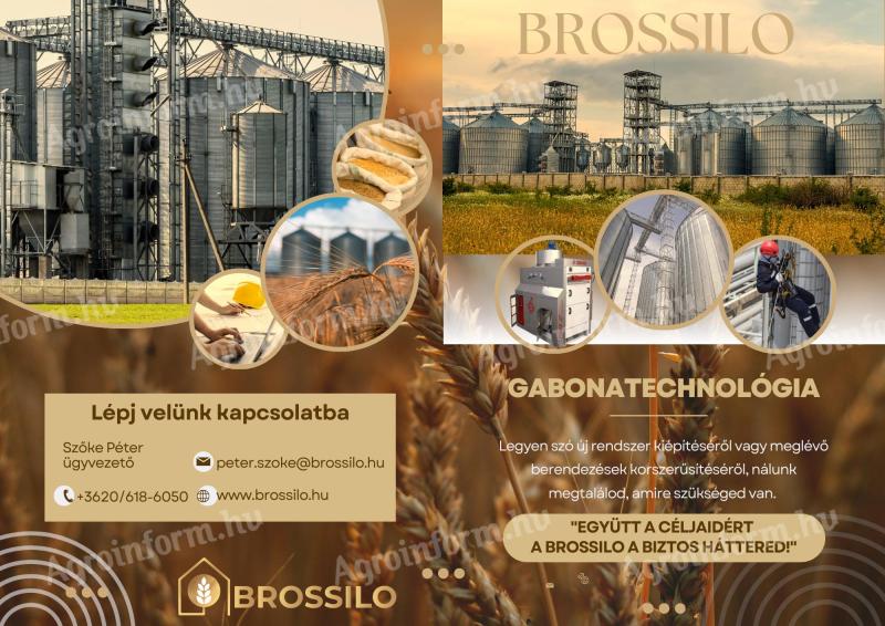 BROSSILO - Kompletne systemy technologii przechowywania, czyszczalnie, suszarnie do ziarna