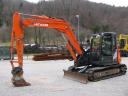 Hitachi ZX85USB 3 buckets mini bagger, top condition