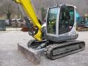 Excavator Wacker Neuson EZ80 cu greblă