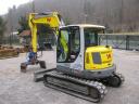 Excavator Wacker Neuson EZ80 cu greblă