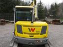 Excavator Wacker Neuson EZ80 cu greblă