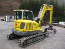 Excavator Wacker Neuson EZ80 cu greblă