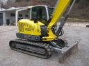 Excavator Wacker Neuson EZ80 cu greblă