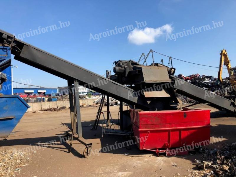 Bonfiglioli 10HM scrap hammer mill / 2014 / 4 000 hours / Leasing from 20%