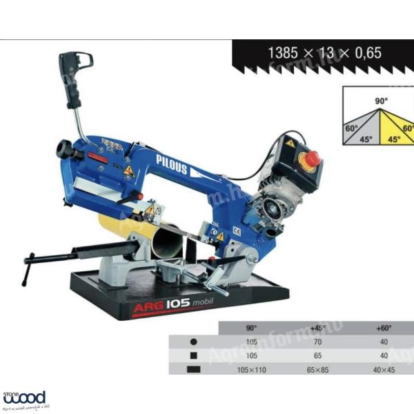 PILOUS ARG 105 mobilna ručna tračna pila