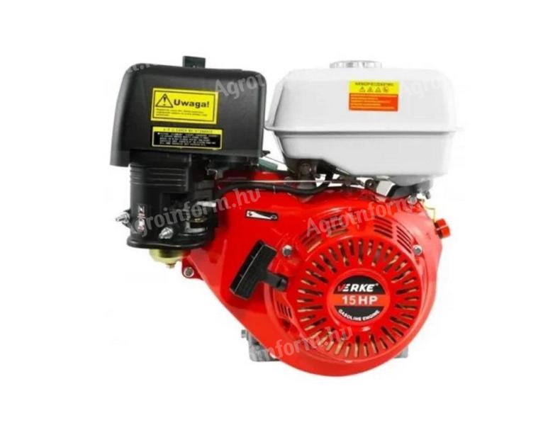 Hnací motor 420 cm³/15 Le horizontální osa 25,4 mm * Verke V60261 * vibrační deska, agregát