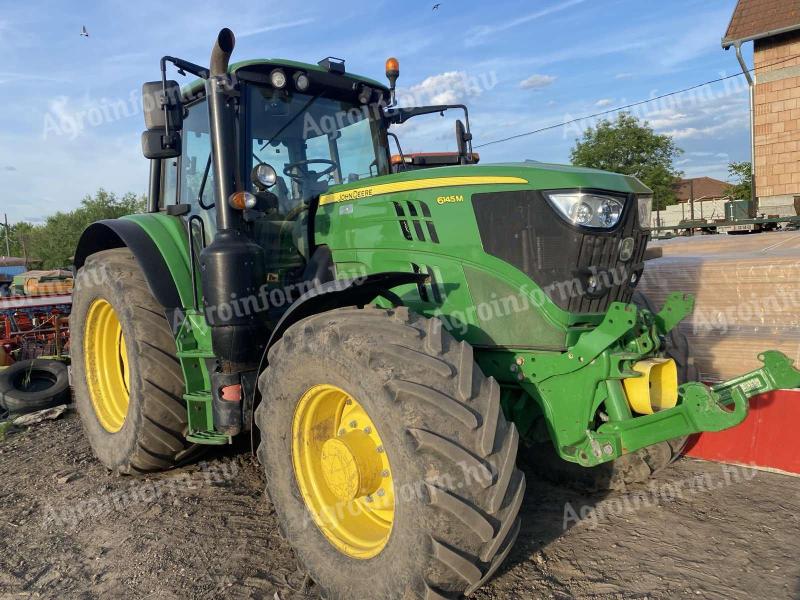 JOHN DEERE 6145 M TRAKTOR z avtomatskim menjalnikom CommandQuad Plus, 5965 ur, 2018