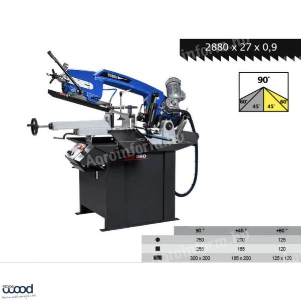 Mașină de tăiat cu bandă gravitațională PILOUS ARG 260