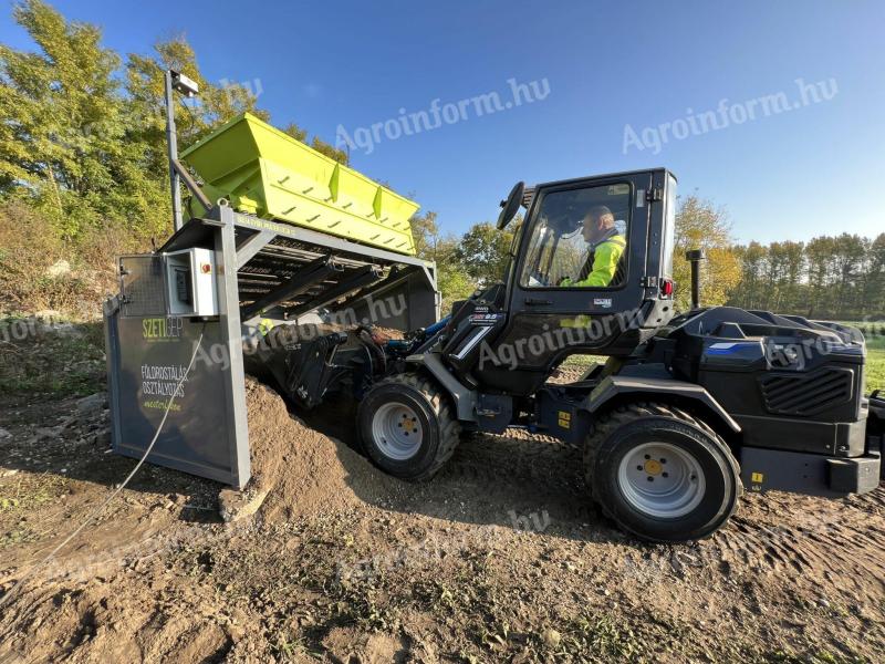 Earthwork Győr, earth crushing, grading, silting, mechanical crushing