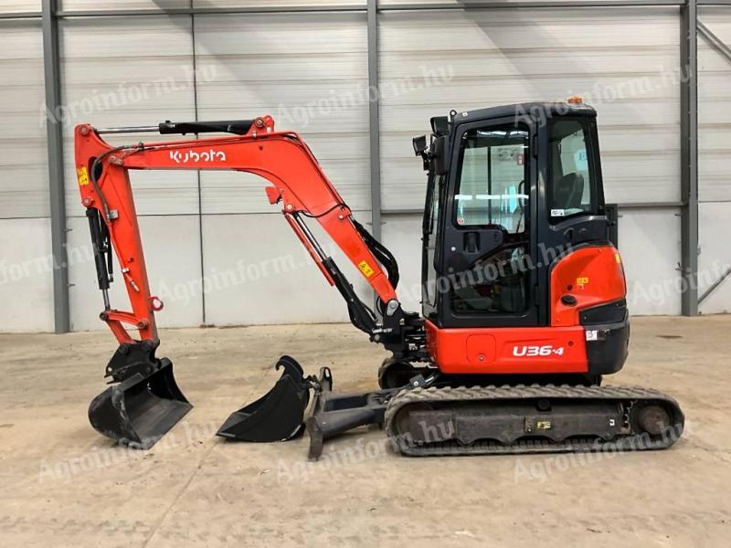 Minibagger Kubota U36-4 / 2018 / 2.268 Betriebsstunden / Leasing ab 20 %