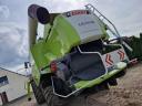 Kombajn CLAAS LEXION 750 se stolem VARIO 750 a jednonápravovým vozíkem se žacím stolem