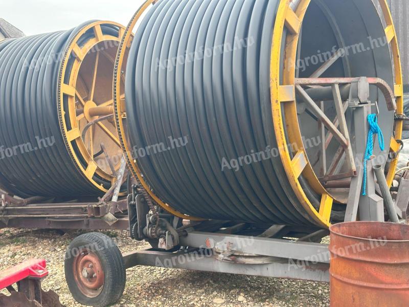 Irrigation drum, pump, irrigation pipe