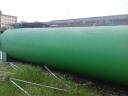 Used 30 m³ double-walled gas oil tank with exhaust system