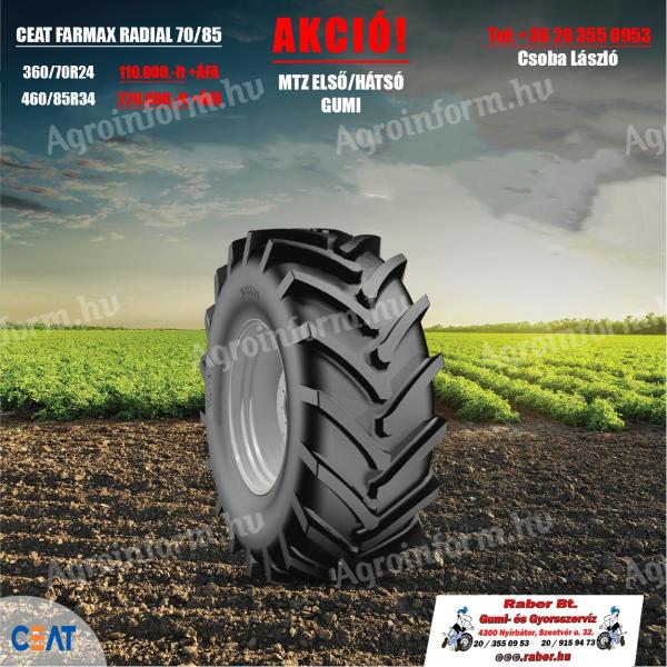 360/70R24 Ceat Farmax-Reifen