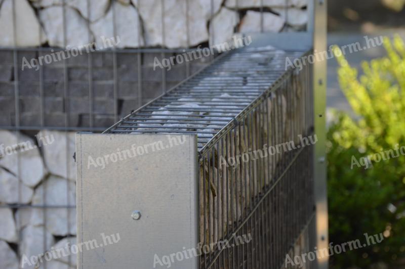 Gabion stone fence, retaining wall, fence panel, slab fence, wild net, wire mesh, post, gate