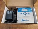 Hunter products (nozzle, solenoid valve, controller) for automatic irrigation system