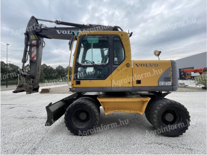 Volvo EW160B excavator cu roți de cauciuc / 2005 / 8 309 ore / Leasing de la 20%