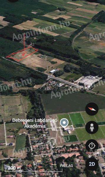 Rezidenční park Debrecen Pallagi v bezprostřední blízkosti o rozloze 3 ha, zastavitelná plocha 15 000 m²