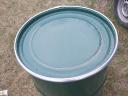 New style metal sheet barrel with buckle 200 l - unpainted inside