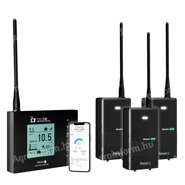 Universal online light shepherd monitoring kit - WiFi Gateway GW100 and MX10 monitor