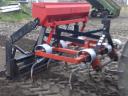 Faza 6 vibrocutter, 155 cm wide gruber, mounted with seed box, used in vineyard