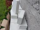 White demolished bricks