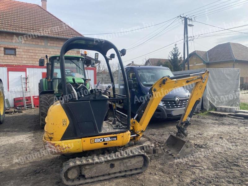 Minirypadlo JCB 8018 CTS, 2014, 1,8 tuny