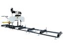 Mobile petrol horizontal band saw, log splitter, gang saw, Lumag BSW76GLPRO