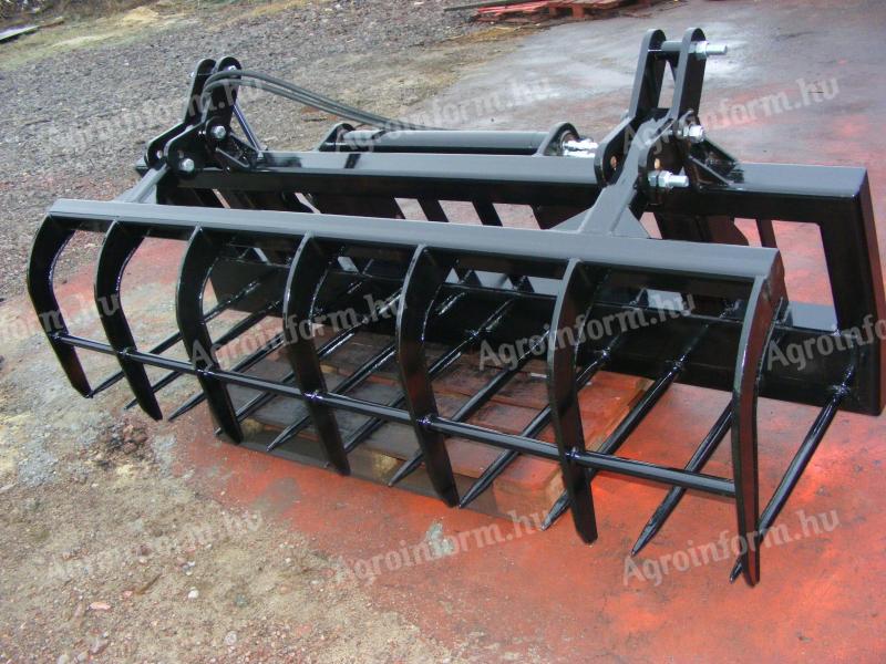 Front-end loader with EUR connection, MANITOU, JCB, manure fork, bucket