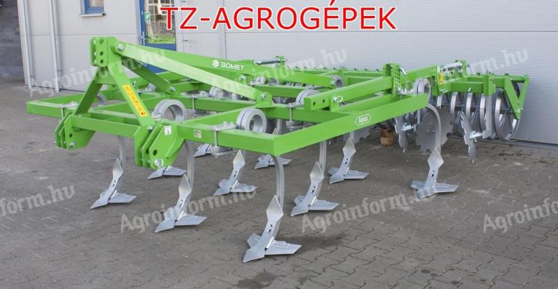 APUS-3 row of knives, one row of dials, ring roller mounted grubber in several sizes