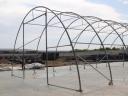 10 x 20 x 5 m basic white storage tent (semicircular curved)