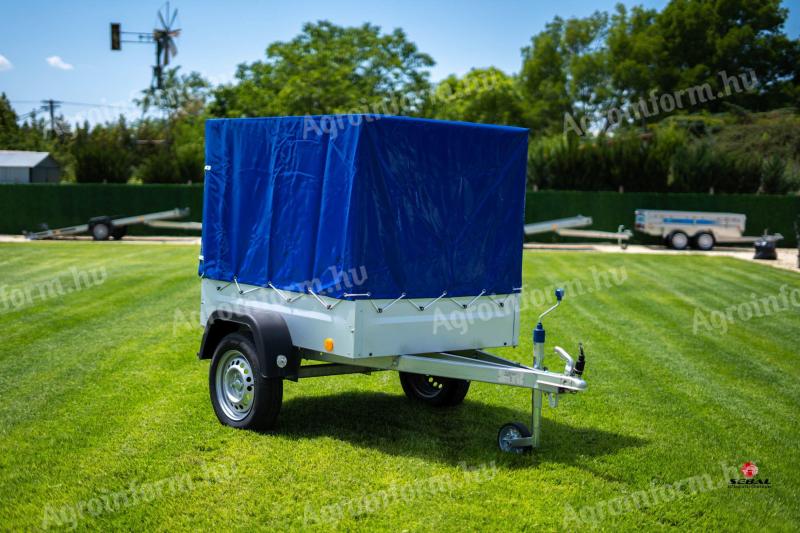 New German TPV 1310 trailer + tarpaulin + number plate, only 498.000 Ft